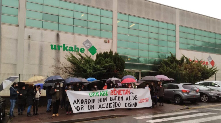 Gracias a la lucha, se ha alcanzado un acuerdo contra la precariedad en Urkabe Benetan #LortuDugu