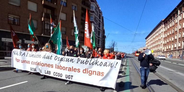 Refrendamos nuestra actitud negociadora frente al inmovilismo de Osakidetza