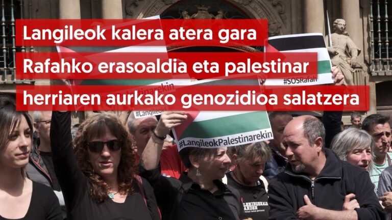 Salimos a la calle contra la masacre de Rafah y el genocidio contra el pueblo palestino