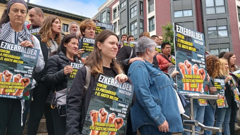 Nos movilizaremos en Ezkerraldea contra la precariedad y el gasto militar