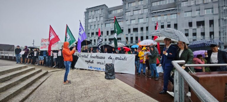 EHUk finantziazio eta erabaki egokiak behar ditu