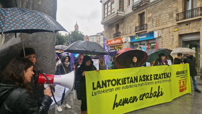 LAB ha trasladado a Osalan la hoja de ruta contra la violencia machista,para su integración en el sistema de prevención en los centros de trabajo